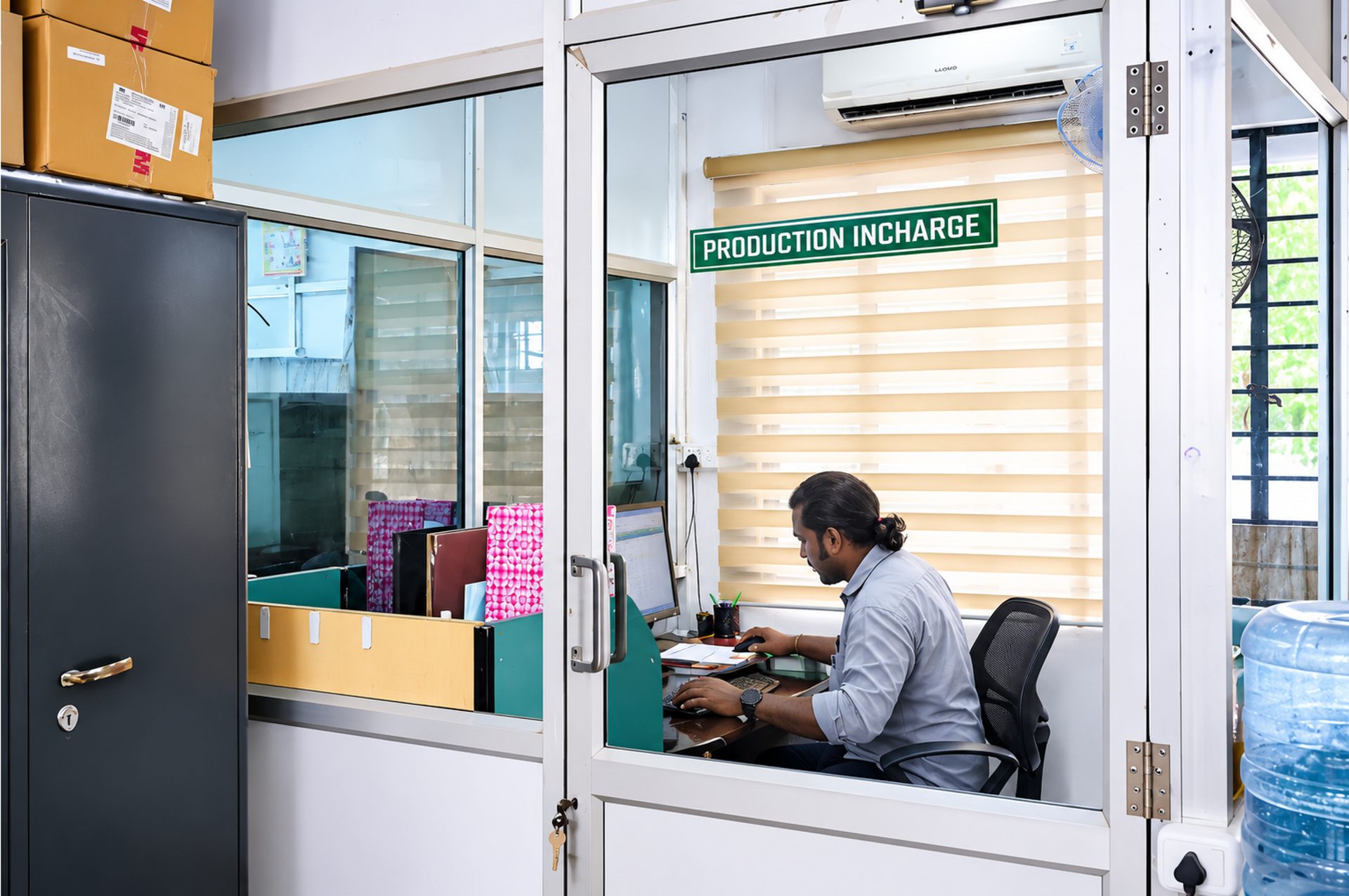 Production incharge office
